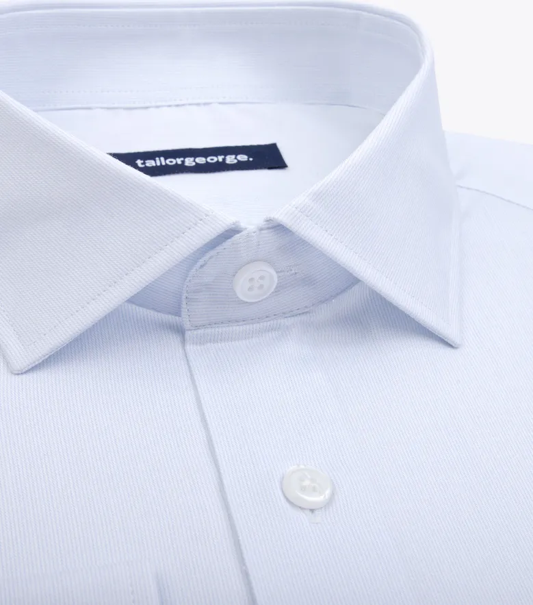 Camicia bianca in popeline facile da stirare