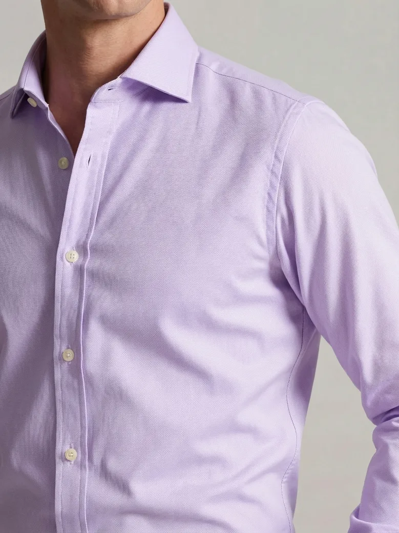 Camicia bianca in popeline facile da stirare