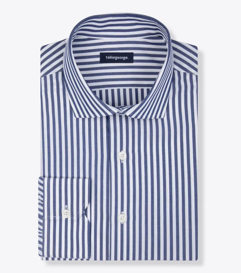 Camicia bianca in popeline facile da stirare