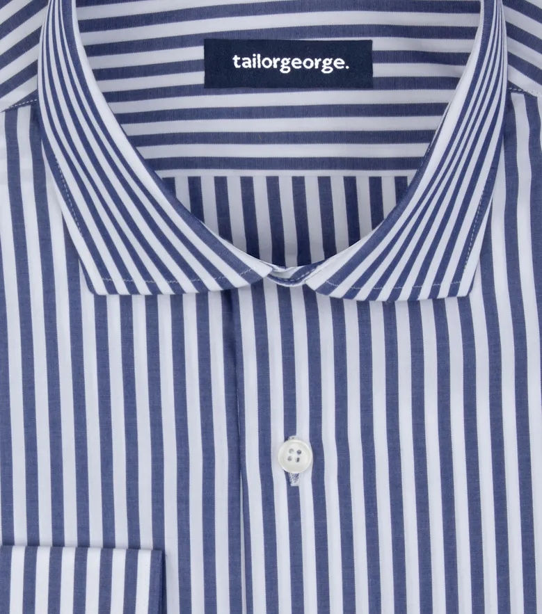 Camicia bianca in popeline facile da stirare