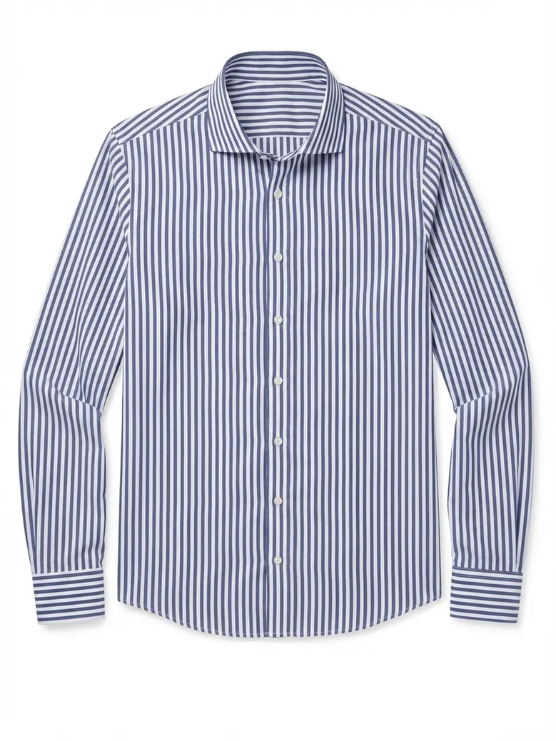 Camicia bianca in popeline facile da stirare
