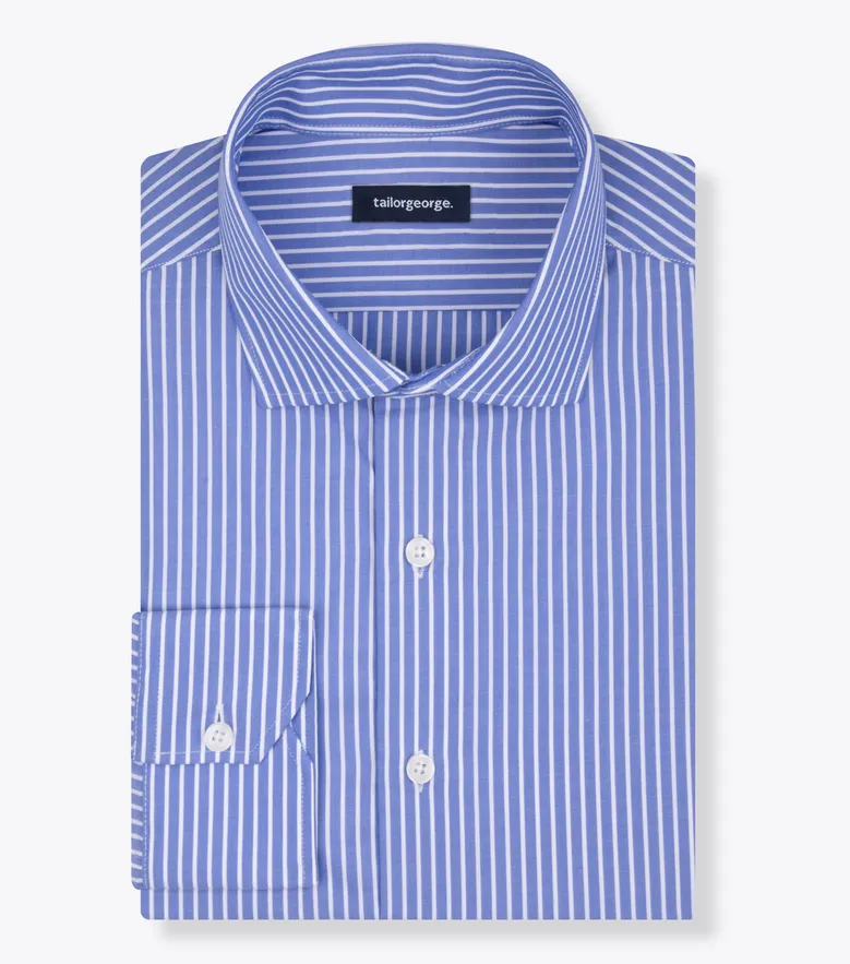 Camicia bianca in popeline facile da stirare