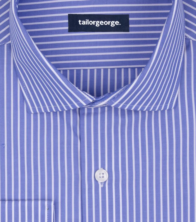 Camicia bianca in popeline facile da stirare