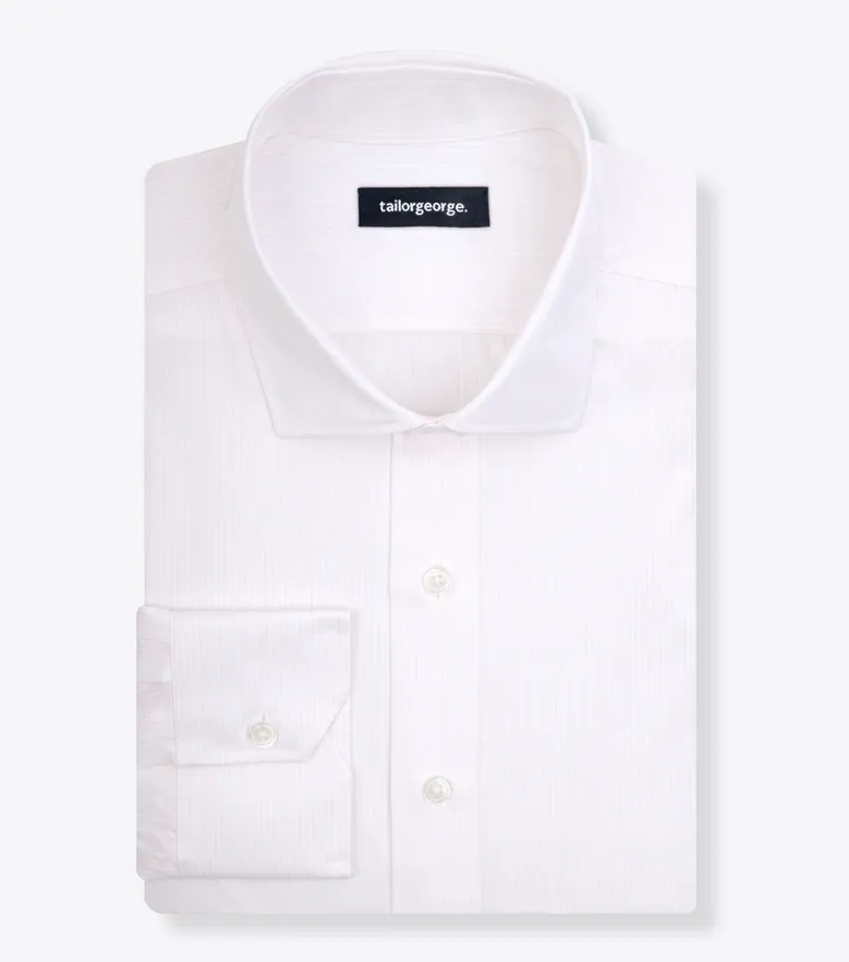 Camicia bianca in popeline facile da stirare