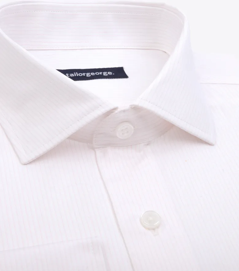 Camicia bianca in popeline facile da stirare