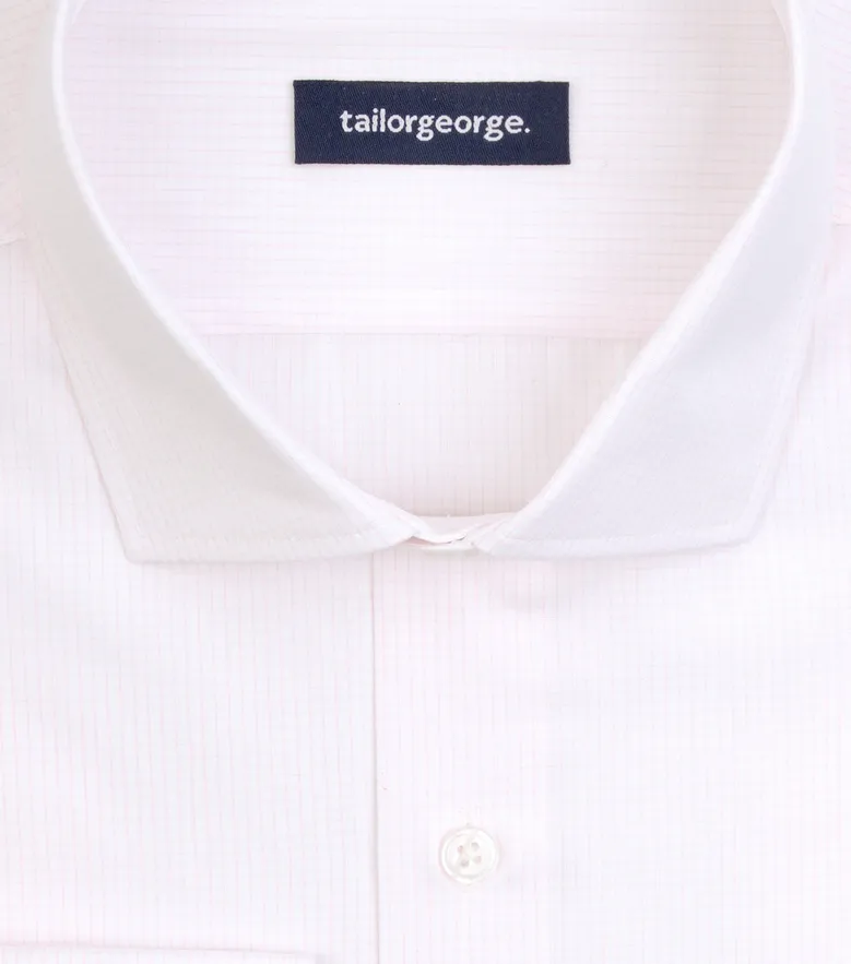 Camicia bianca in popeline facile da stirare