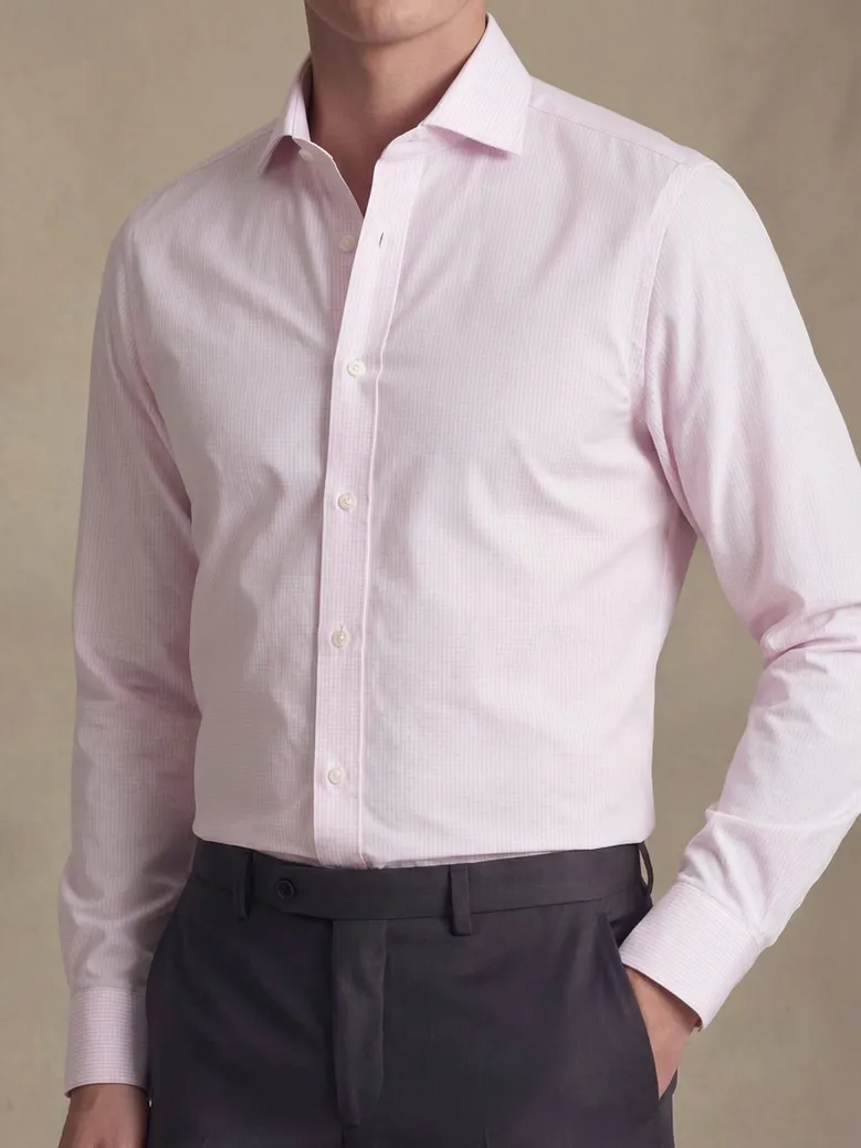 Camicia bianca in popeline facile da stirare