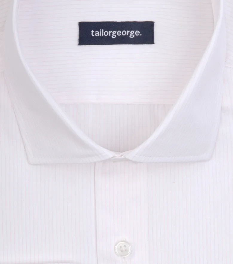 Camicia bianca in popeline facile da stirare