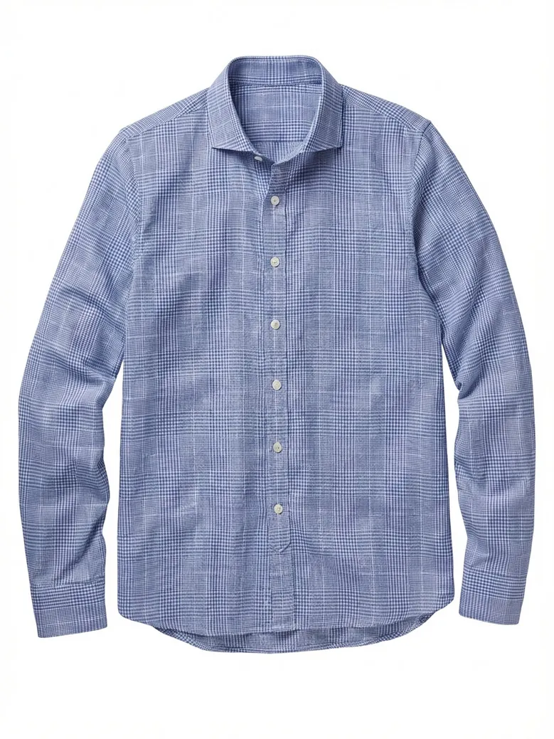 Camicia bianca in popeline facile da stirare