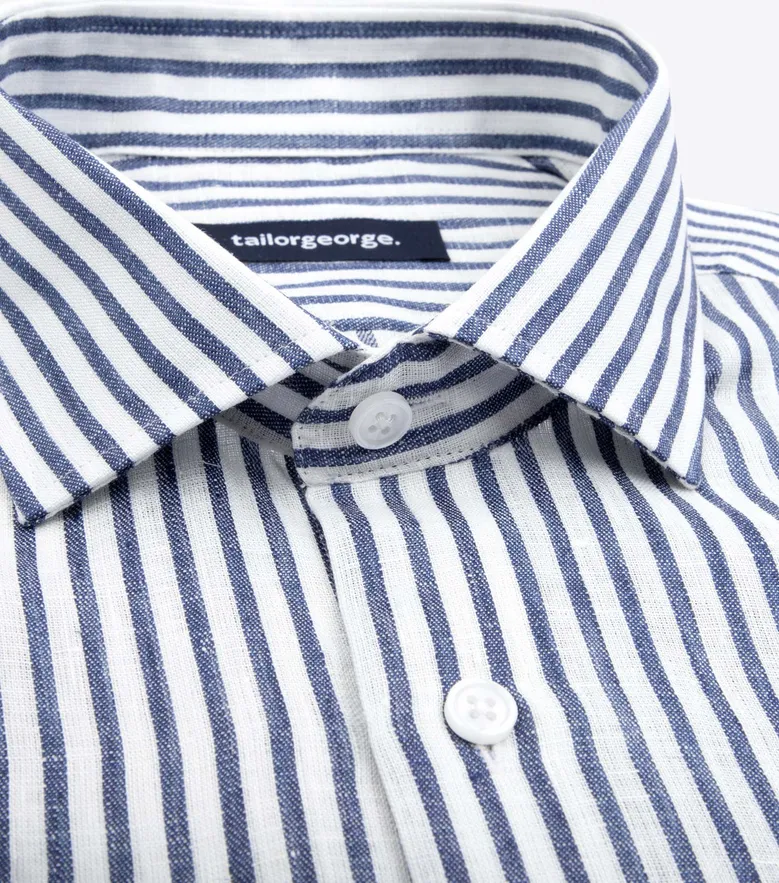 Camicia bianca in popeline facile da stirare