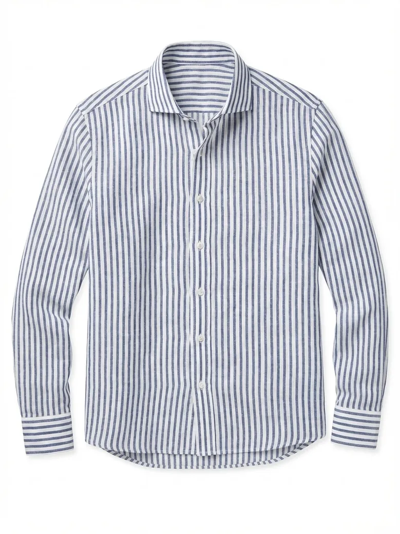 Camicia bianca in popeline facile da stirare