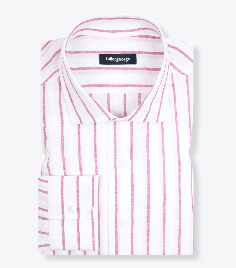 Camicia bianca in popeline facile da stirare