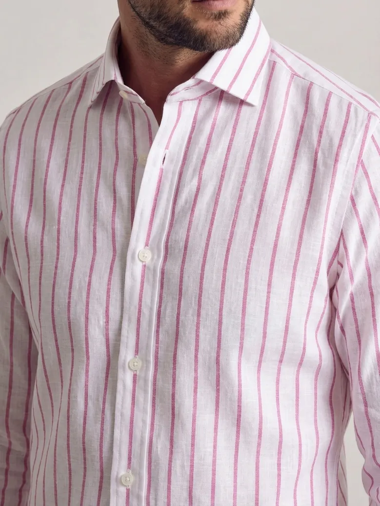 Camicia bianca in popeline facile da stirare