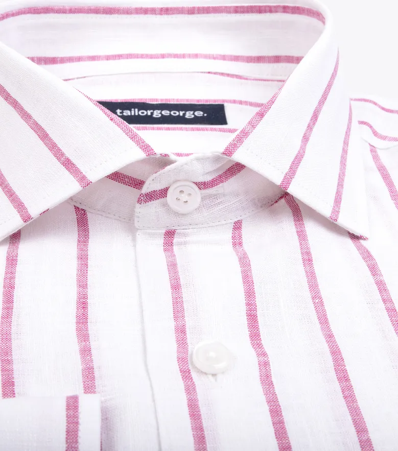 Camicia bianca in popeline facile da stirare