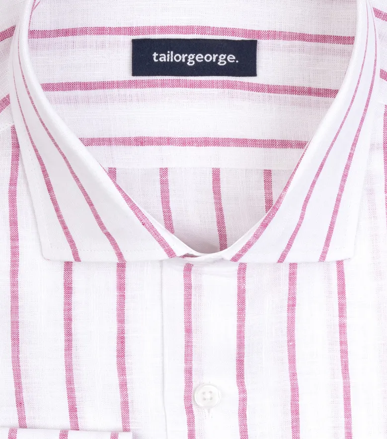 Camicia bianca in popeline facile da stirare