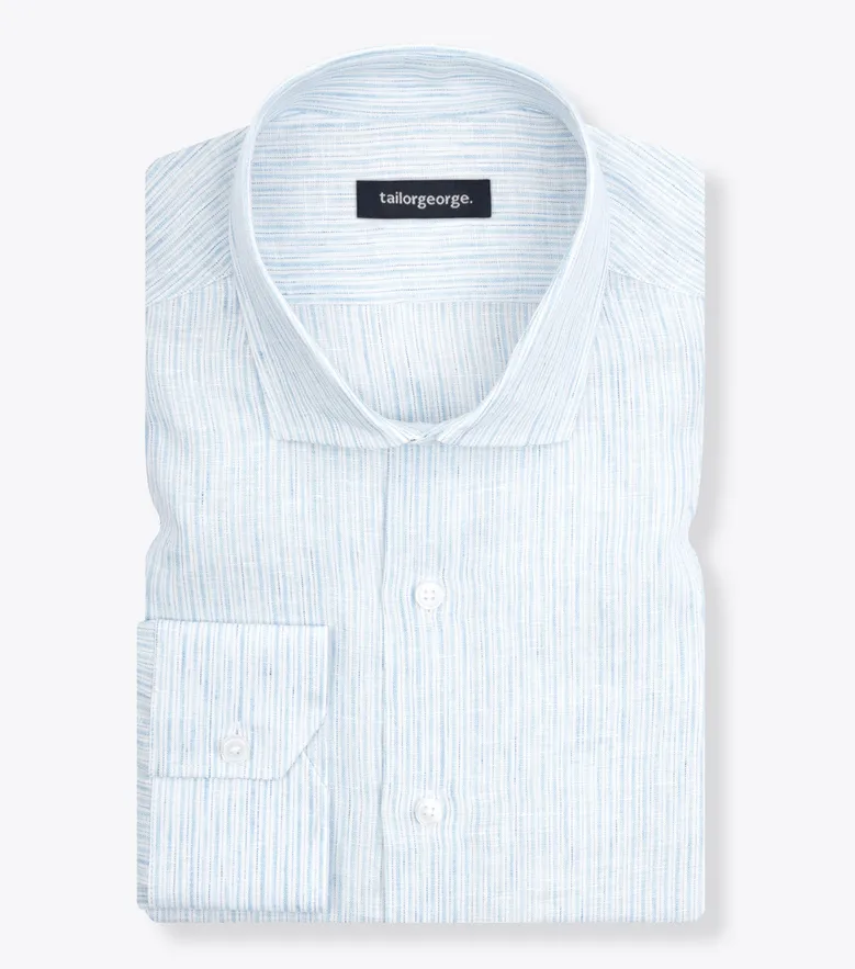 Camicia bianca in popeline facile da stirare