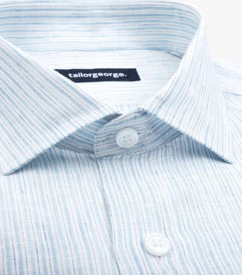 Camicia bianca in popeline facile da stirare