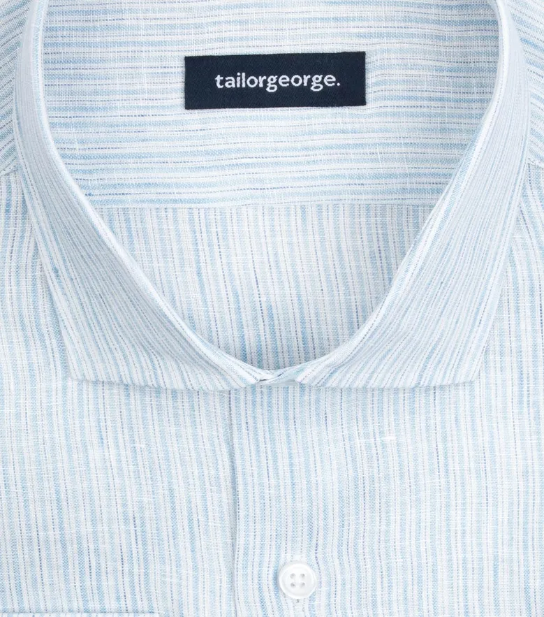 Camicia bianca in popeline facile da stirare