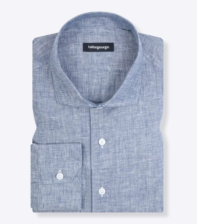 Camicia bianca in popeline facile da stirare
