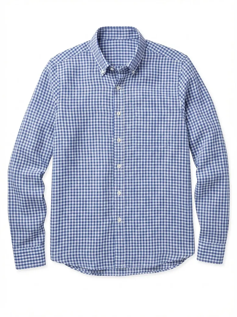 Camicia bianca in popeline facile da stirare