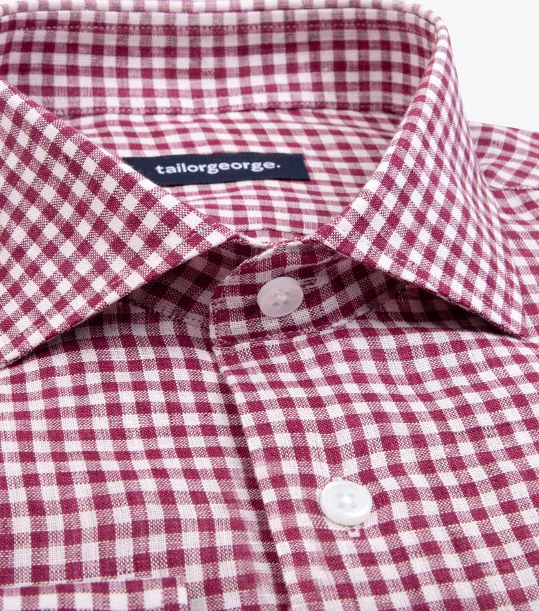 Camicia bianca in popeline facile da stirare