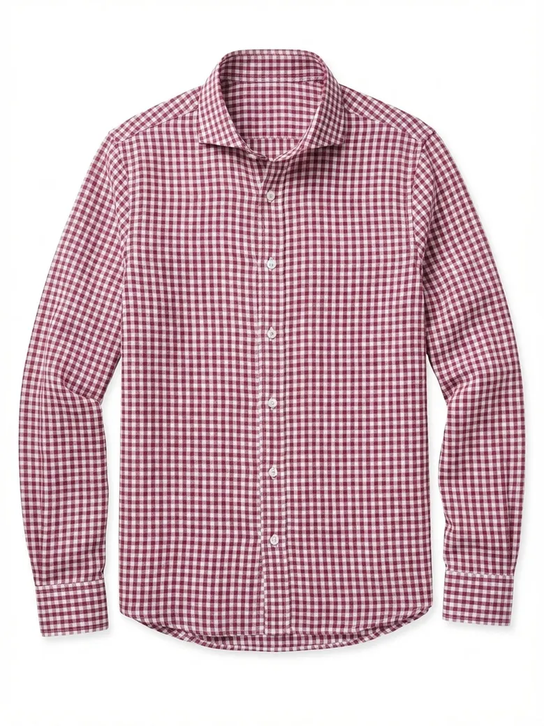 Camicia bianca in popeline facile da stirare