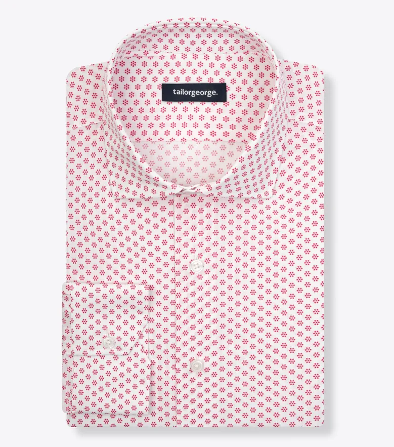 Camicia bianca in popeline facile da stirare