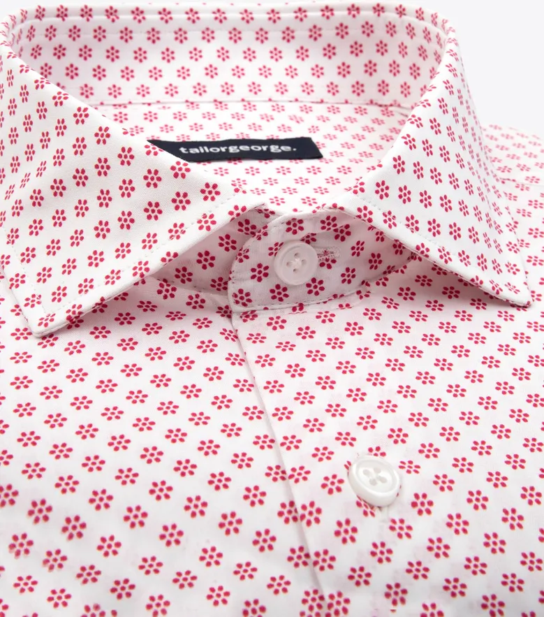Camicia bianca in popeline facile da stirare