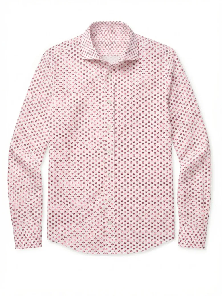 Camicia bianca in popeline facile da stirare