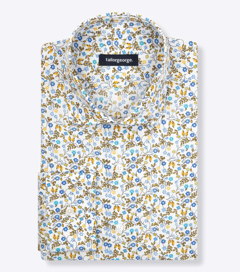 Camicia bianca in popeline facile da stirare
