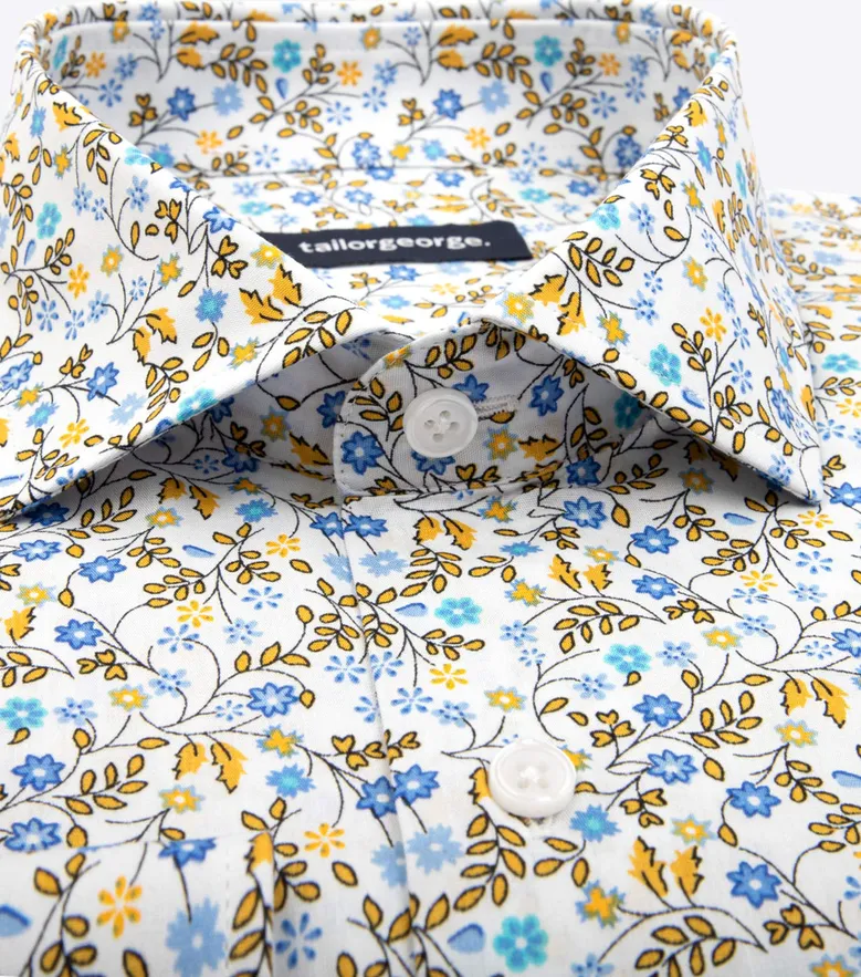 Camicia bianca in popeline facile da stirare