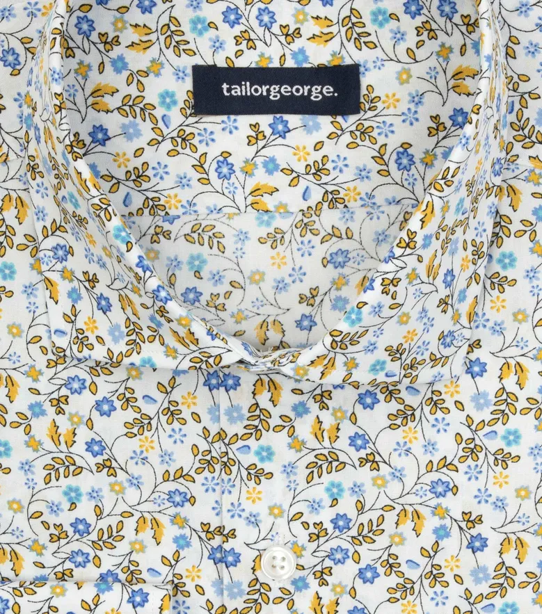Camicia bianca in popeline facile da stirare