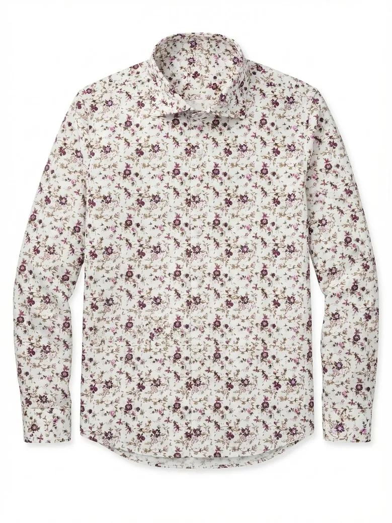 Camicia bianca in popeline facile da stirare