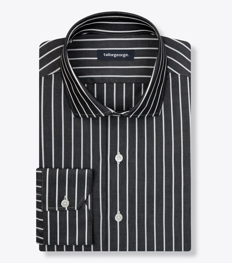 Camicia bianca in popeline facile da stirare