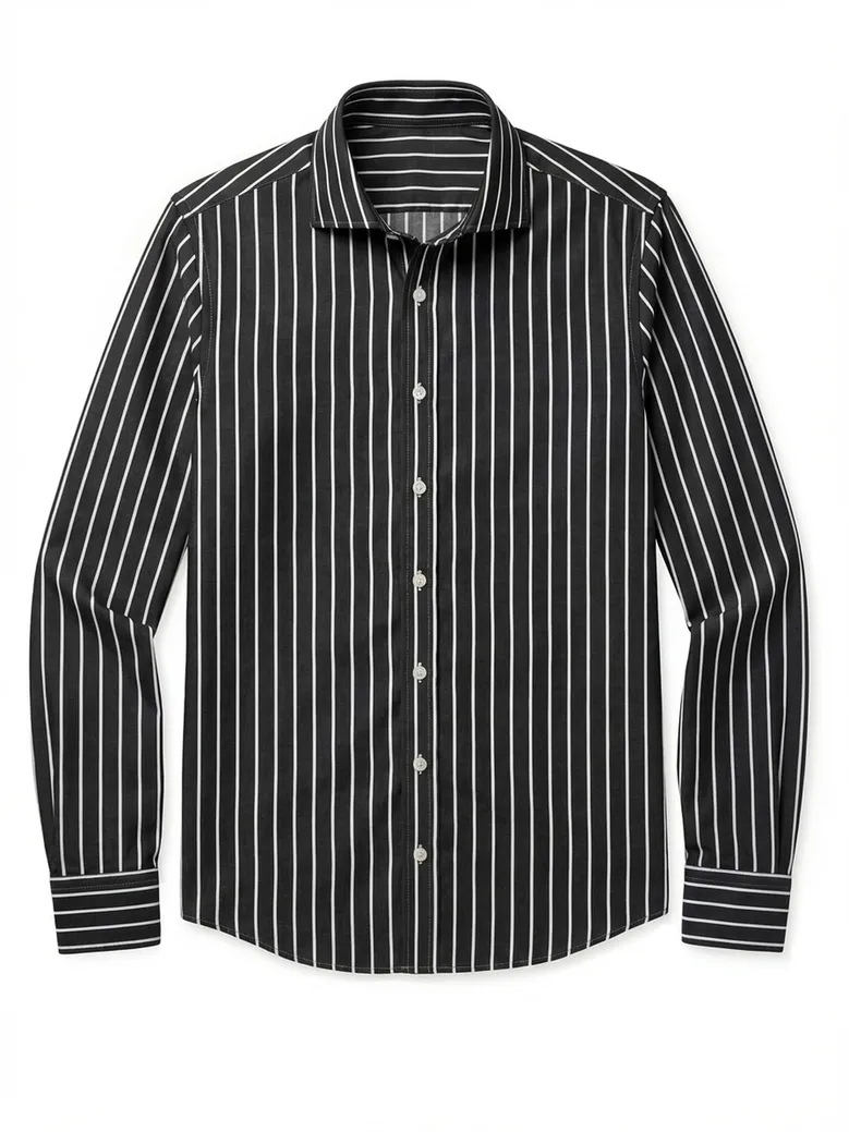 Camicia bianca in popeline facile da stirare
