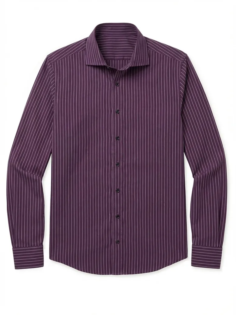 Camicia bianca in popeline facile da stirare