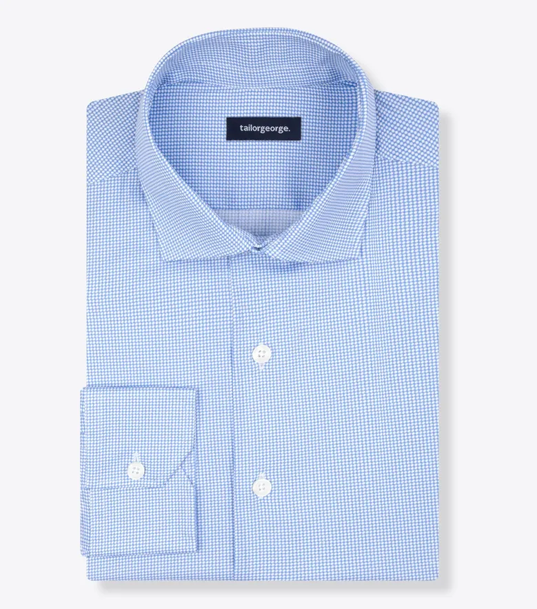 Camicia bianca in popeline facile da stirare