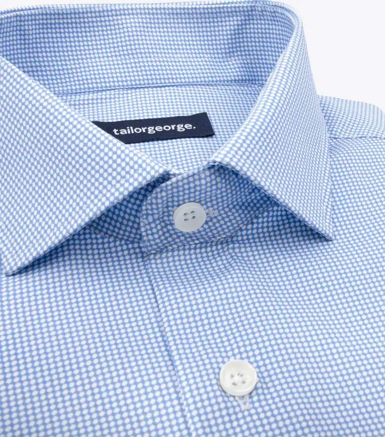 Camicia bianca in popeline facile da stirare