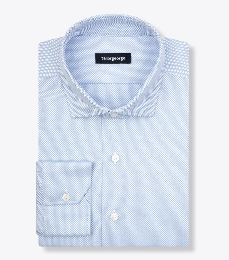 Camicia bianca in popeline facile da stirare