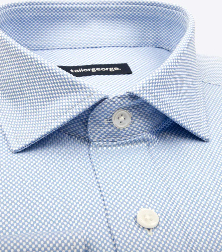 Camicia bianca in popeline facile da stirare