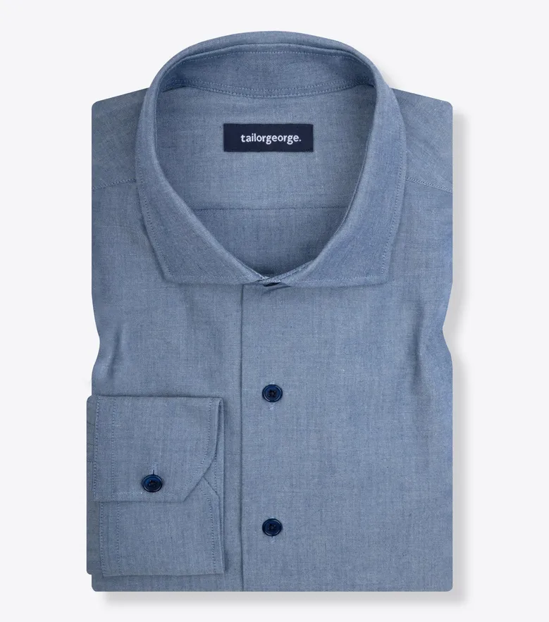 Camicia bianca in popeline facile da stirare