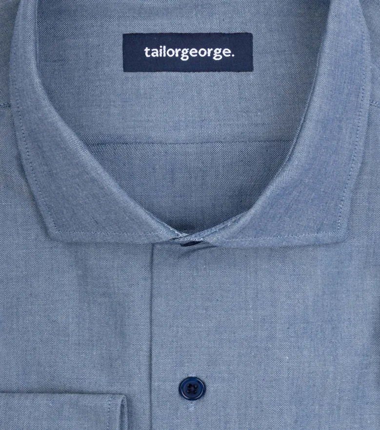 Camicia bianca in popeline facile da stirare