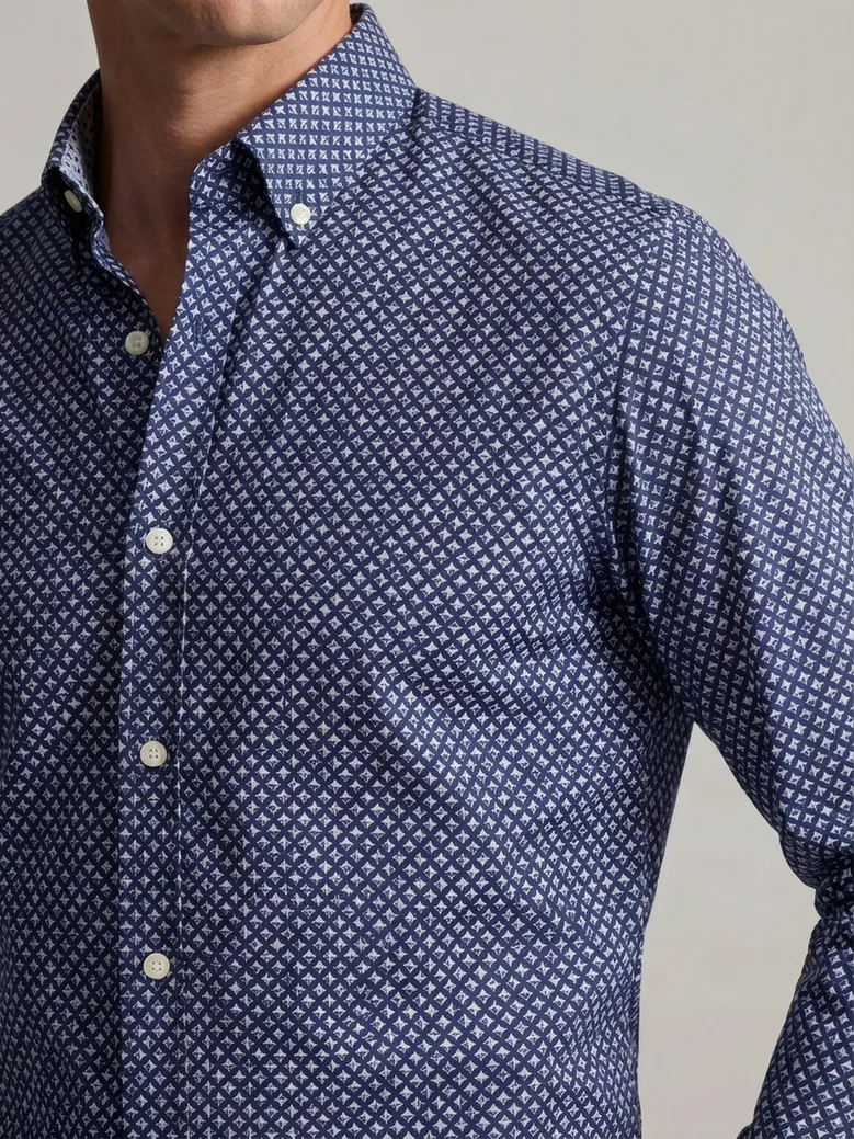 Camicia bianca in popeline facile da stirare