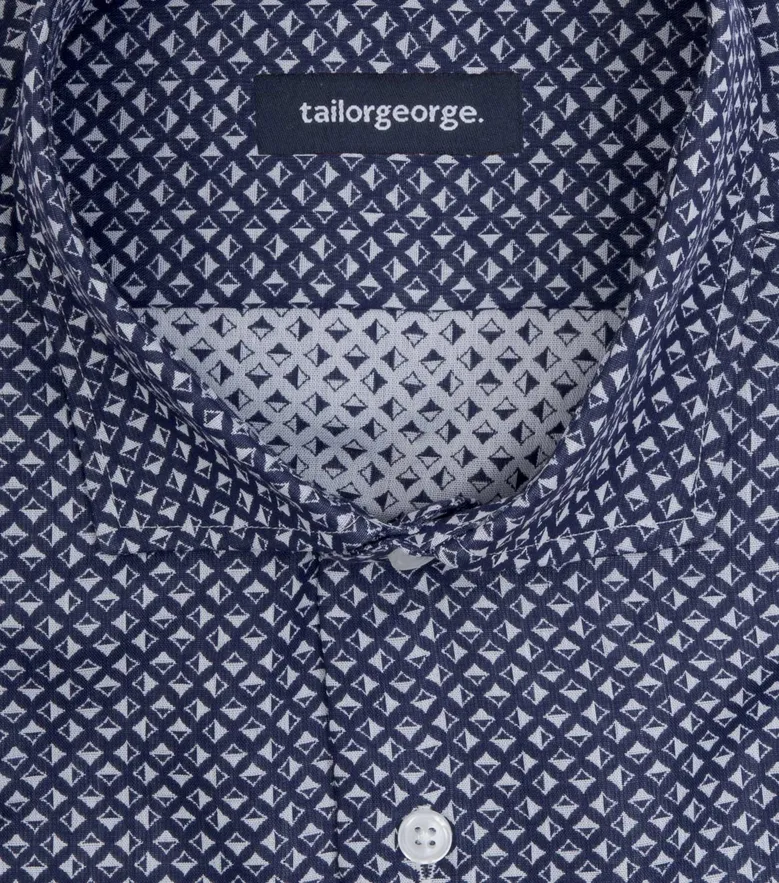 Camicia bianca in popeline facile da stirare