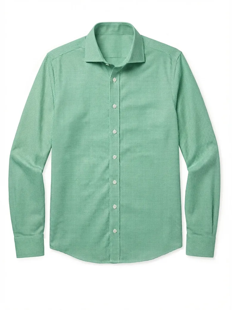 Camicia bianca in popeline facile da stirare