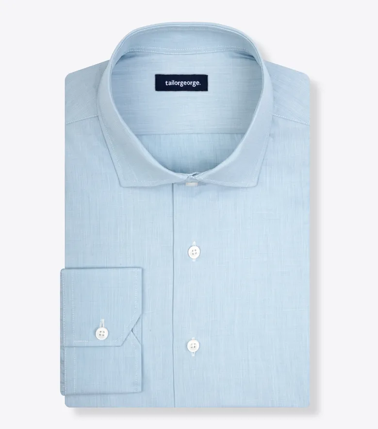 Camicia bianca in popeline facile da stirare