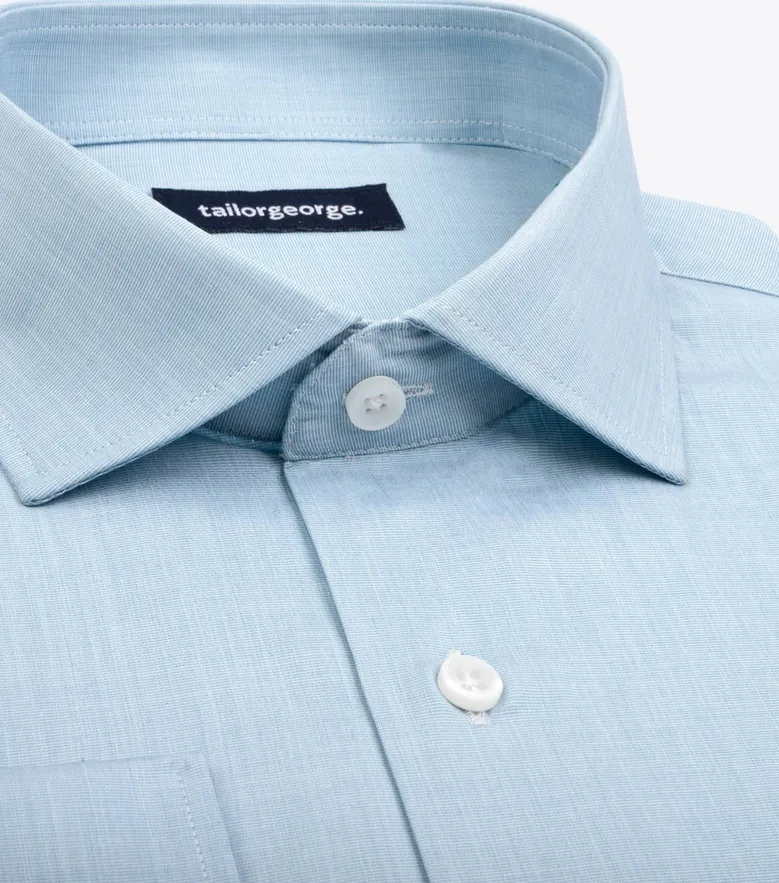 Camicia bianca in popeline facile da stirare