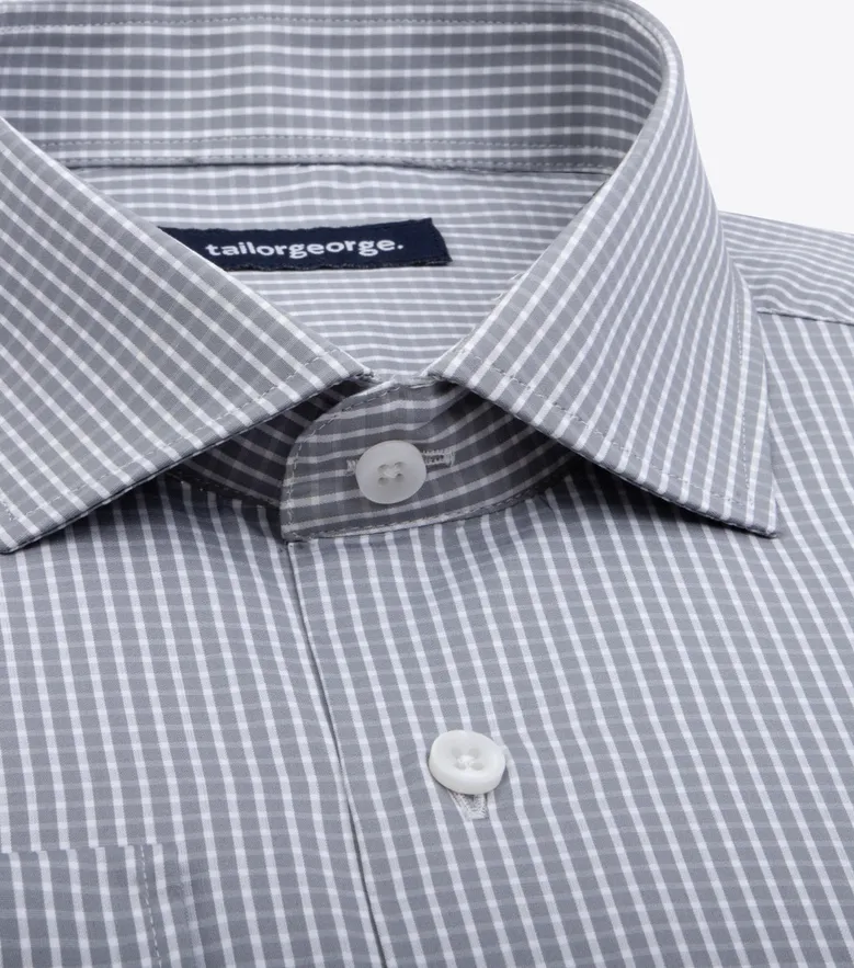 Camicia bianca in popeline facile da stirare
