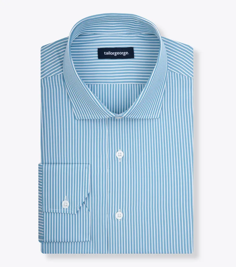 Camicia bianca in popeline facile da stirare