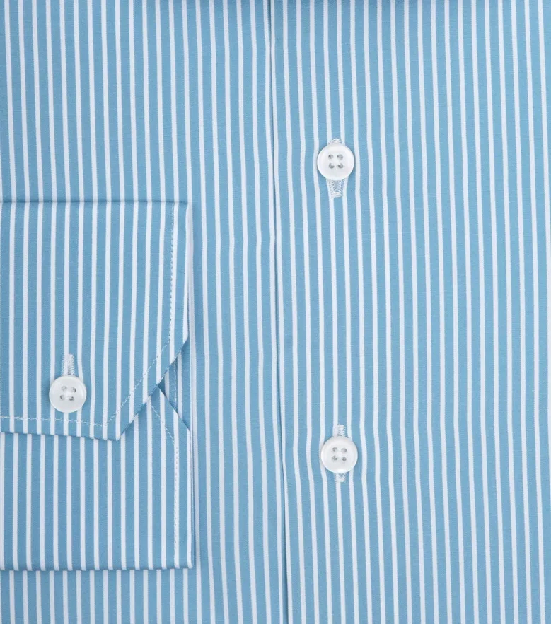 Camicia bianca in popeline facile da stirare